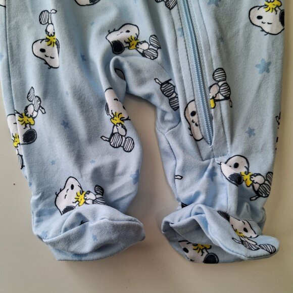 Set of 2 long-sleeved, foot-covered baby pyjamas, Peanuts License - Picture 6 of 15